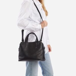 Elegant Black Leather Handbag